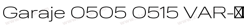 Garaje 0505 0515 VAR字体转换